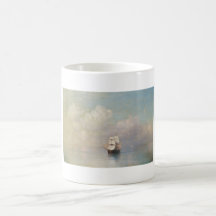 Calm Seas Ivan Aivazovsky seascape waterscape sea Coffee Mugs