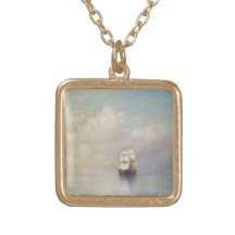 Calm Seas Ivan Aivazovsky seascape waterscape sea Necklaces
