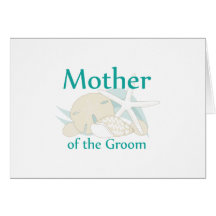 Calm Seashells Mother of the Groom Card