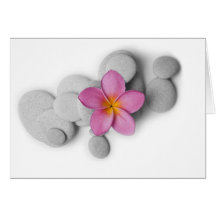 Calme de Frangipani Cartes De Vœux