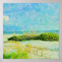 Calme de plage posters