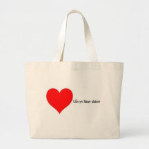 Calon Lan yn llawn daioni Tote Bag
