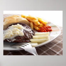 Caloric meal posters
