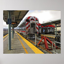 CALTRAINS STATION 4th and King St. - San Francisco Poster