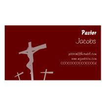 Calvary, Pastor, Business Card Templates