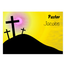 Calvary, Pastor, Jacobs Business Cards