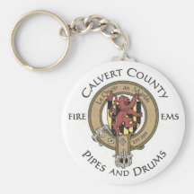 Calvert County Pipes and Drums Key Chain