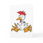 Calvin the Funky Chicken greeting card