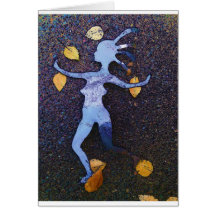 Calypso de danse cartes de vœux