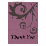 Calypso Orchid Thank You Note Card