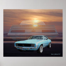 camaro de 67 ss/rs poster