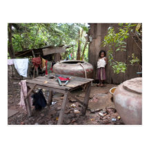Cambodia Girl Postcards
