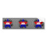 Cambodia Star Bumper Sticker