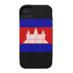 Cambodian / Khmer Flag iPhone 4 Case