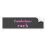 Cambodians Rock - Cute Pink Bumper Sticker