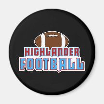 Cambria Heights Highlanders Football Design Refrigerator Magnets