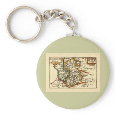 Cambridgeshire County Map, England by ZephyrusBooks