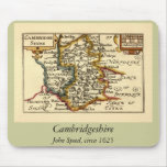 Cambridgeshire County Map, England