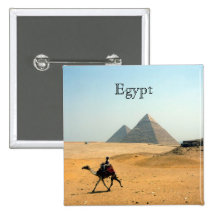 camel pyramid egypt pinback buttons