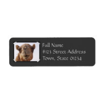 Camel Return Addres Label