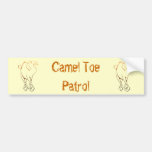 Camel Toe Patrol Bumper Sticker