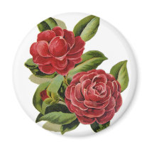 Camellia #1 fridge magnet