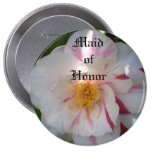 Camellia Maid of Honour Button