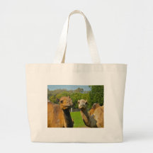 Camels at the Zoo Tote Bags