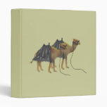 Camels in the desert binder