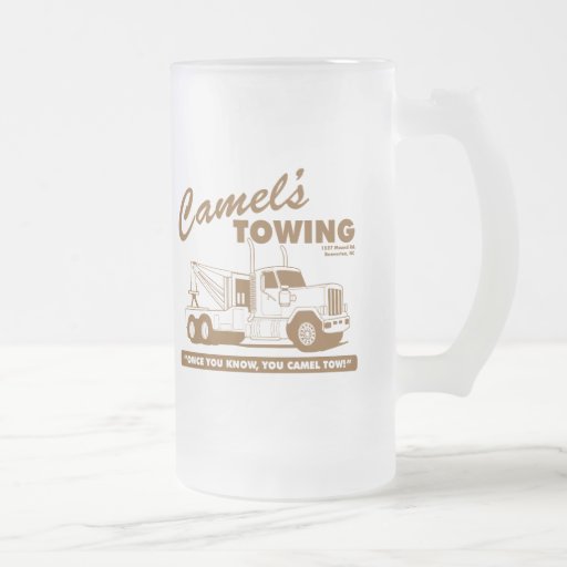 camel's towing company mug