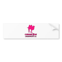 Cameltoe Underwear Company Spoof Camel Toe Vagina Bumper Stickers