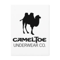 Cameltoe Underwear Company Spoof Camel Toe Vagina Postcard