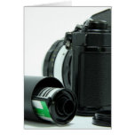 Camera and Film Greeting Card