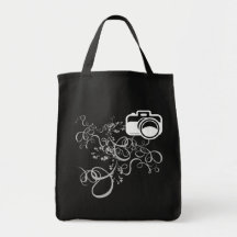 Camera Art Tote Bags