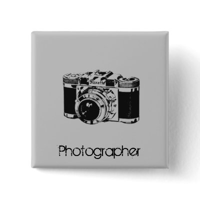 Camera Pinback Buttons by shopstew