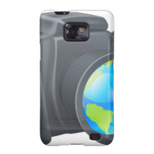 Camera globe concept galaxy s2 cover