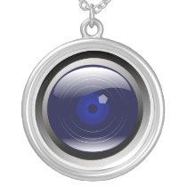 camera lens fashion necklace