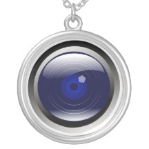 camera lens fashion necklace
