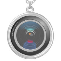 camera lens fashion necklace