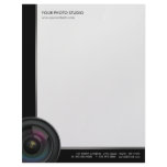 Camera Lens Photographer business letterhead