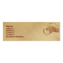 Camera Profile Card Business Cards