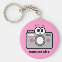 Camera Shy Key Chain