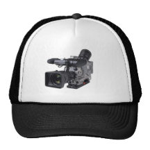 caméra vidéo professionnelle casquettes de camionneur