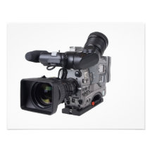 caméra vidéo professionnelle invitations personnalisables