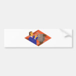 cameraman operator with vintage video camera bumper sticker