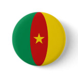 Cameroon Fisheye Flag Button
