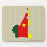 Cameroon Flag Map full size Mousepad