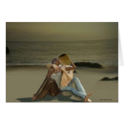Camilla and Josh Greeting Card by Raelind