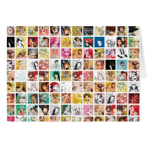 Camilla d'Errico Grid Greeting Card
