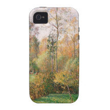 Camille Pissarro - Autumn, Poplars, Eragny Vibe iPhone 4 Cases